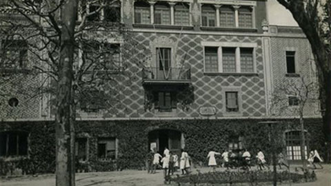 Escuela Baldiri Reixac de Barcelona. Año 1931