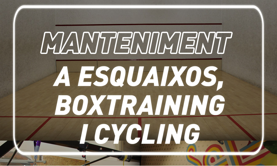 esquaixos, boxtraining i cycling del SAF