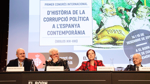 Inauguración del primer congreso de historia de la corrupción política en la España contemporánea
