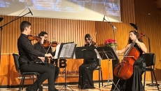 El quartet de corda interpreta el repertori del concert 