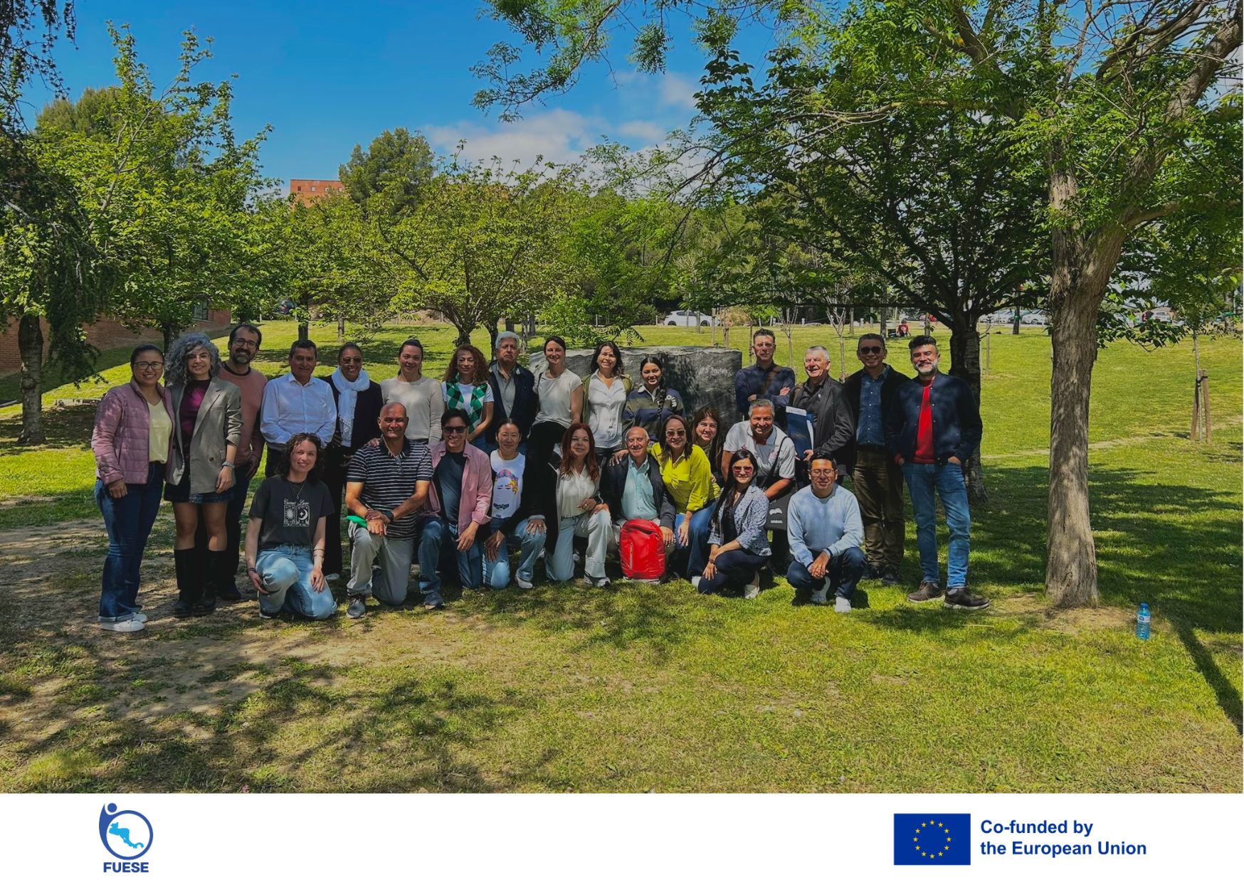 Grup de persones de la trobada del projecte FUESE