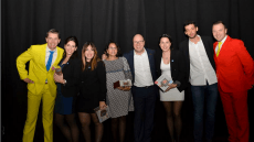 Imatge de la recollida de premis de la EMCup 2017