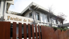 Façana de la Facultat de Dret