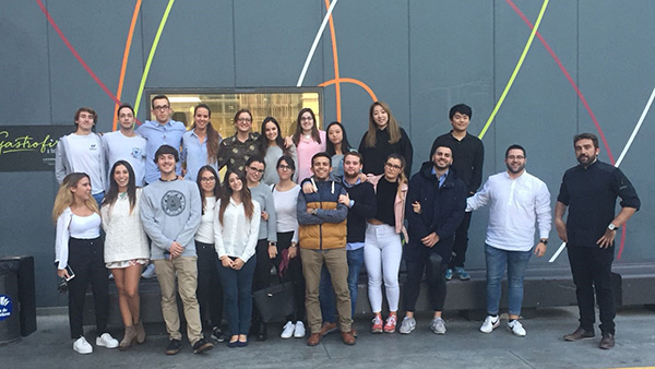 Visita dels estudiants de 4t del Grau en Direcció Hotelera a Gastrofira, a Fira de Barcelona