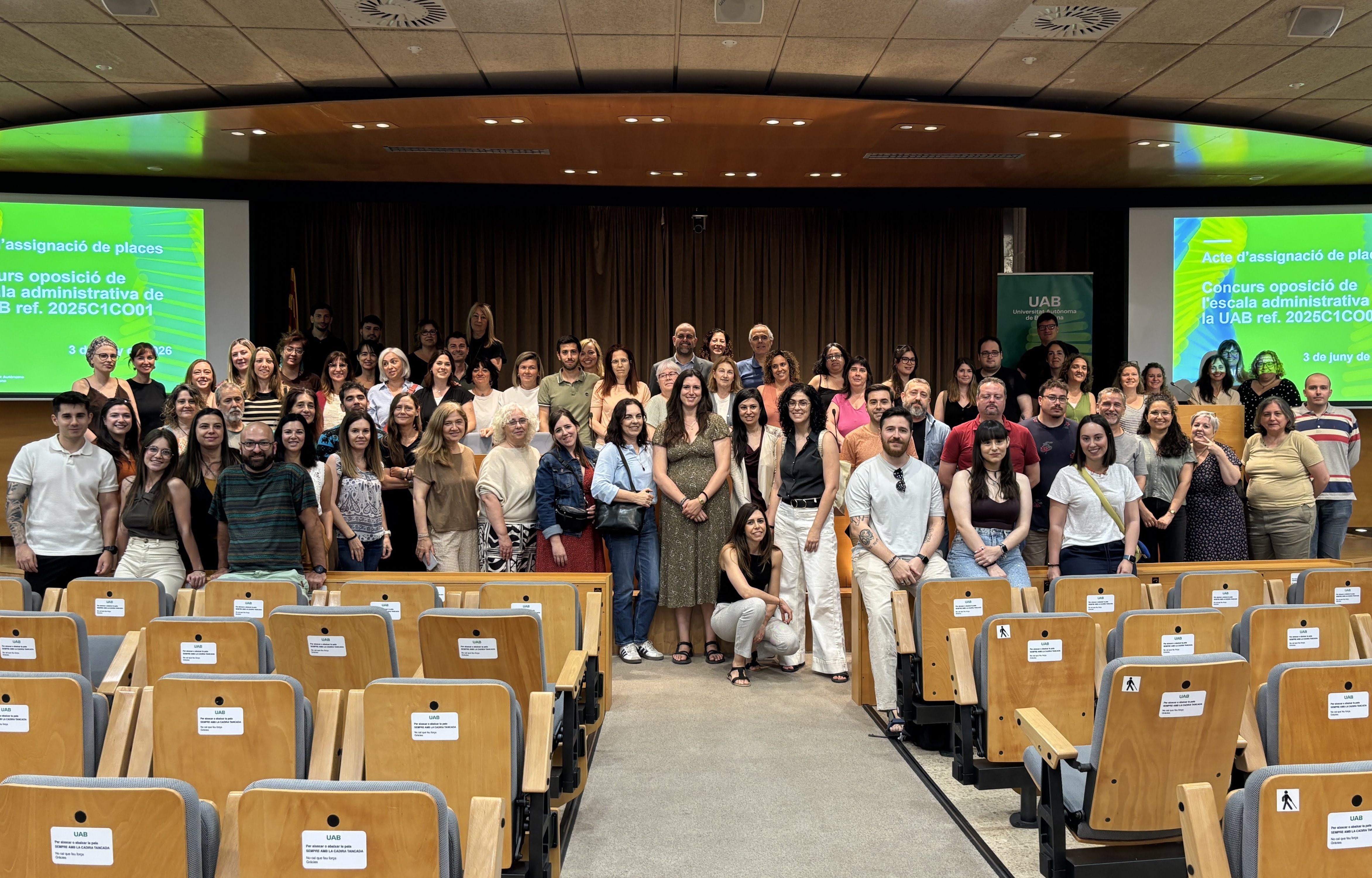 Personal funcionari que ha accedit a l'escala administrativa de la UAB