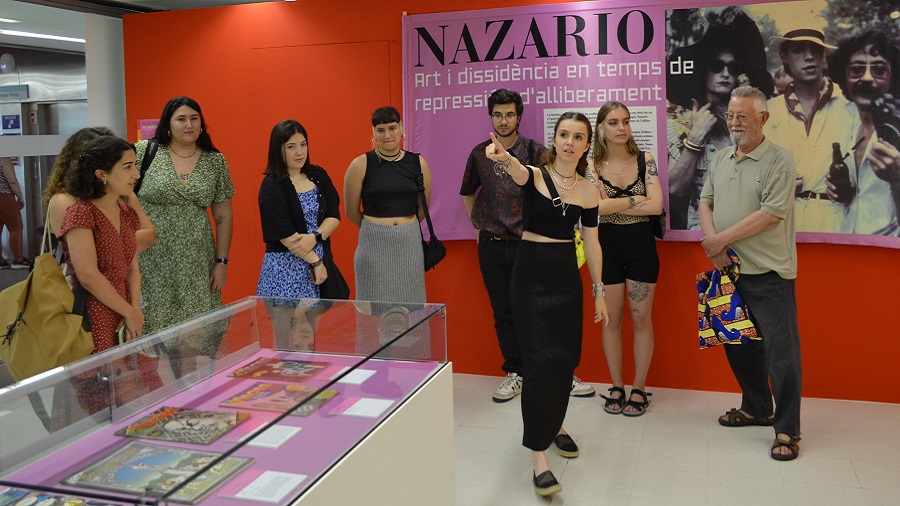 Inauguació de l'exposició de Nazario
