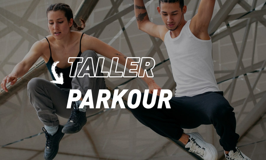 noia i noi practicant parkour