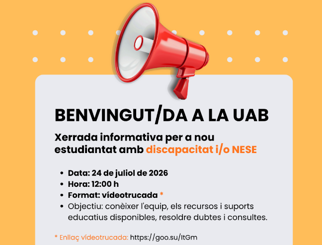 Xerrada de Benvinguda NESE 2026