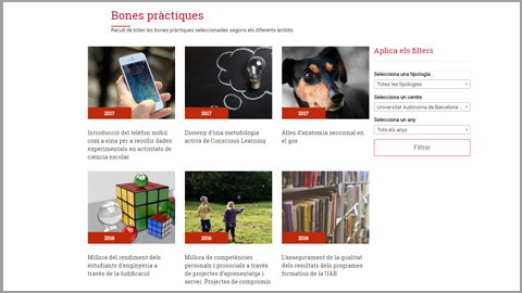 Portal de bones practiques d’innovació docent de l’ACUP