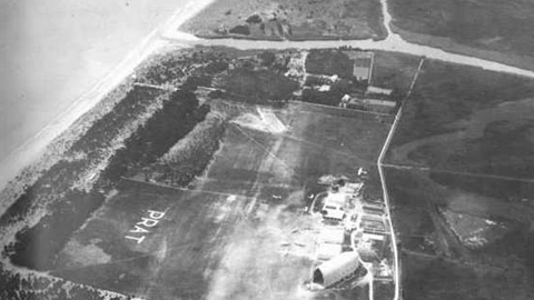 Aeròdrom de La Volateria, un dels precursors de l'actual aeroport de El Prat. Foto: Asociación Aire