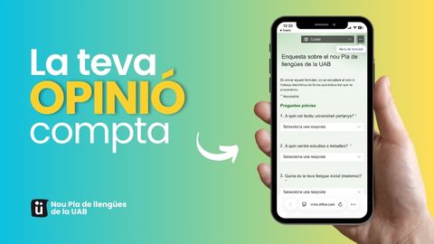 Imatge notícia enquesta pla de llengües