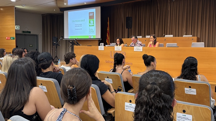 Lliurament dels premis Argó a treballs de CFGS