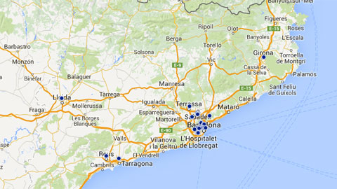 Map of Neuroscience in Catalonia 