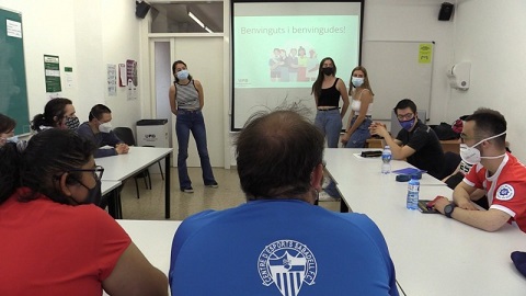 Estudiants de Psicologia imparteixen un taller a Andi Sabadell