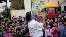 Pallassos Sense Fronteres and the UAB work together to reduce post-traumatic stress in refugee children