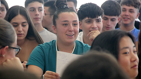 Intervenció d'una estudiant del grau EPSI