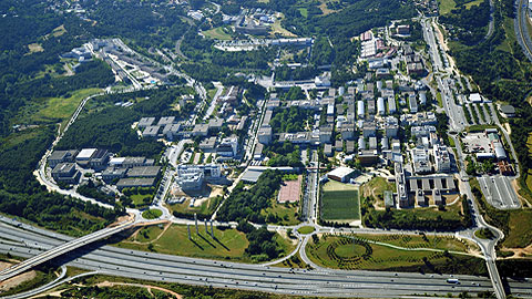 Vista aérea del campus de la UAB