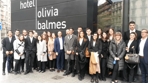 Visita de 4t de Direcció Hotelera a l'Hotel Olivia Balmes