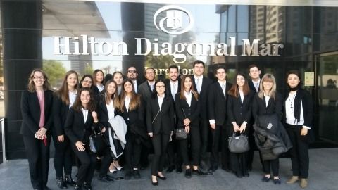 Visita d'estudiants de Direcció Hotelera a l'Hotel Hilton Diagonal Mar