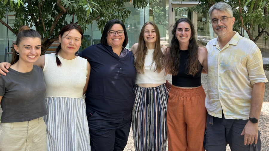 El equipo de investigación en la UAB.