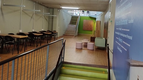 Imatge del nou espai de l'Escola