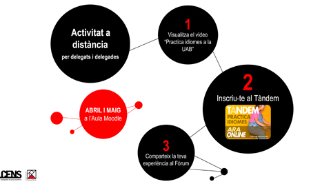 Activitat per a delegats a distància: el Tàndem
