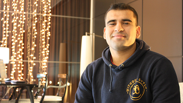 Omar Sabri, estudiant de segon curs del Grau en Direcció Hotelera