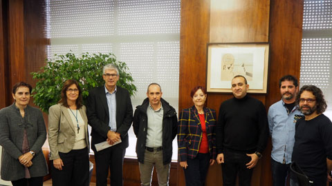 El secretari general de CCOO a Catalunya, Javier Pacheco, a la UAB