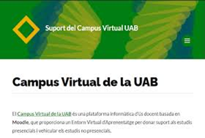 Suport al Campus Virtual