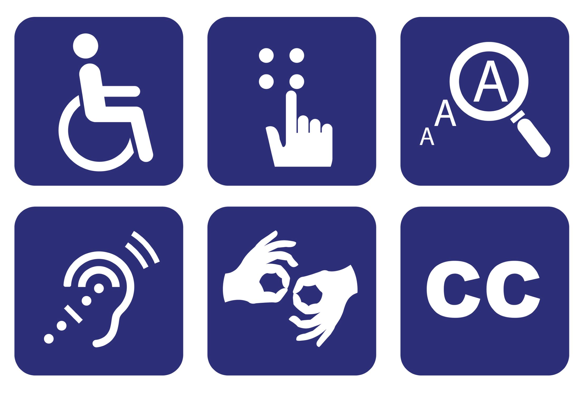 Imatge amb logo de totes les discapacitats i necessitats especials 