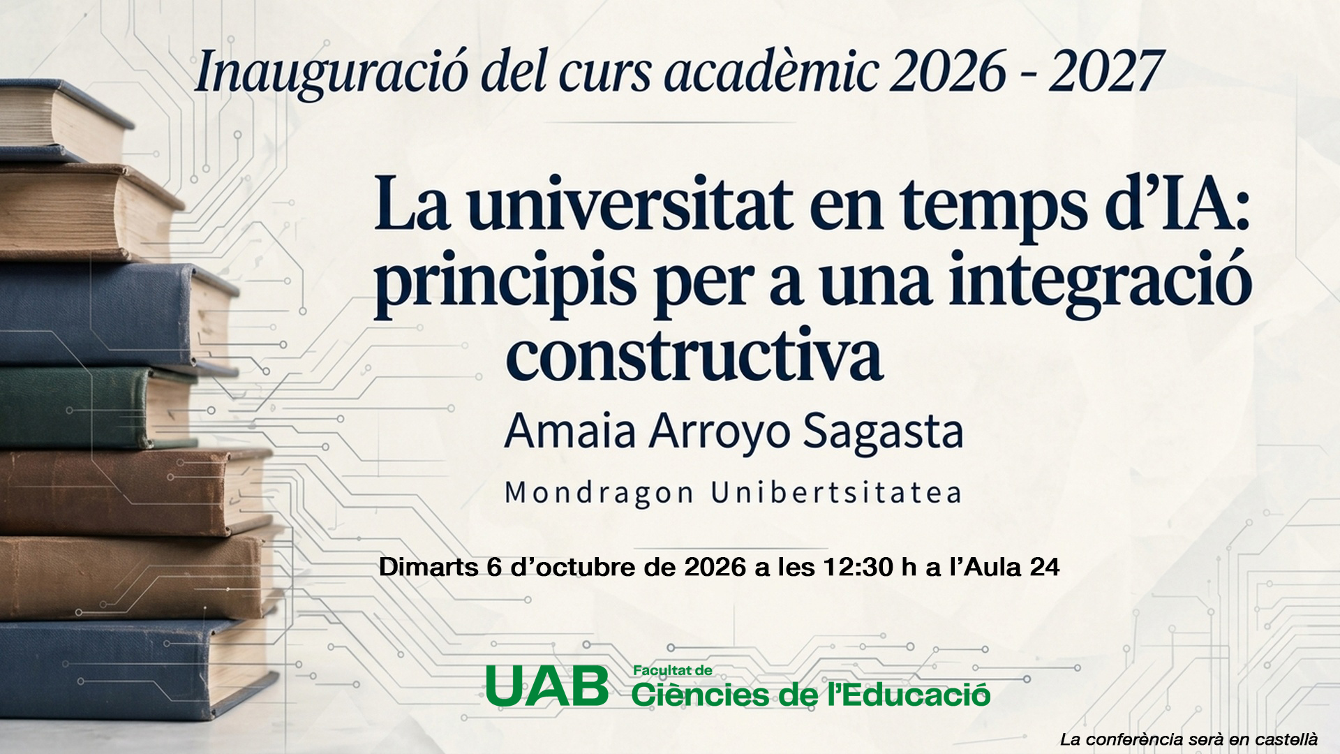 Cartell Inauguració Curs 26-27