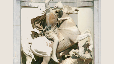 Sant Jordi. Palau de la Generalitat.