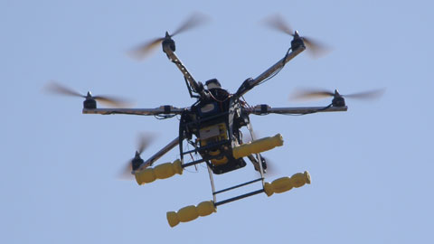 Drone. Image courtesy of Bombers de la Generalitat de Catalunya