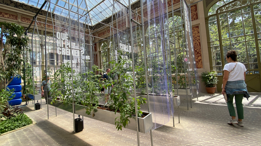 Cartell de l'exposició  Màquina climàtica