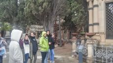 Imatge de visita al Cementiri de Barcelona