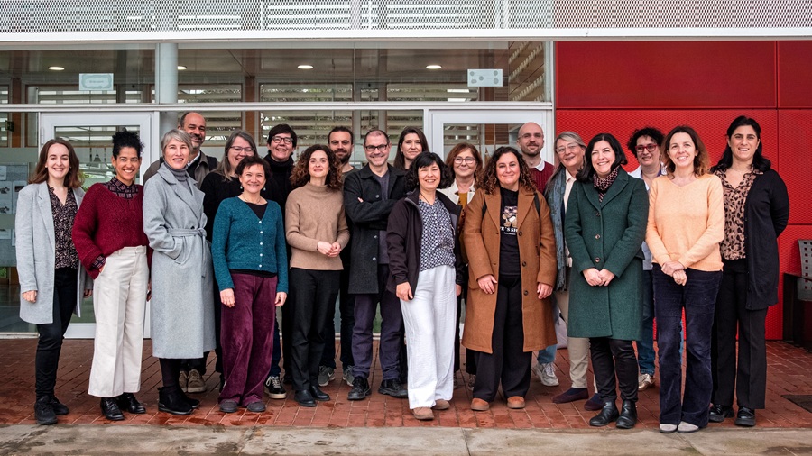 Grup d'investigadores i investigadors de la xarxa AccessCat a la UAB