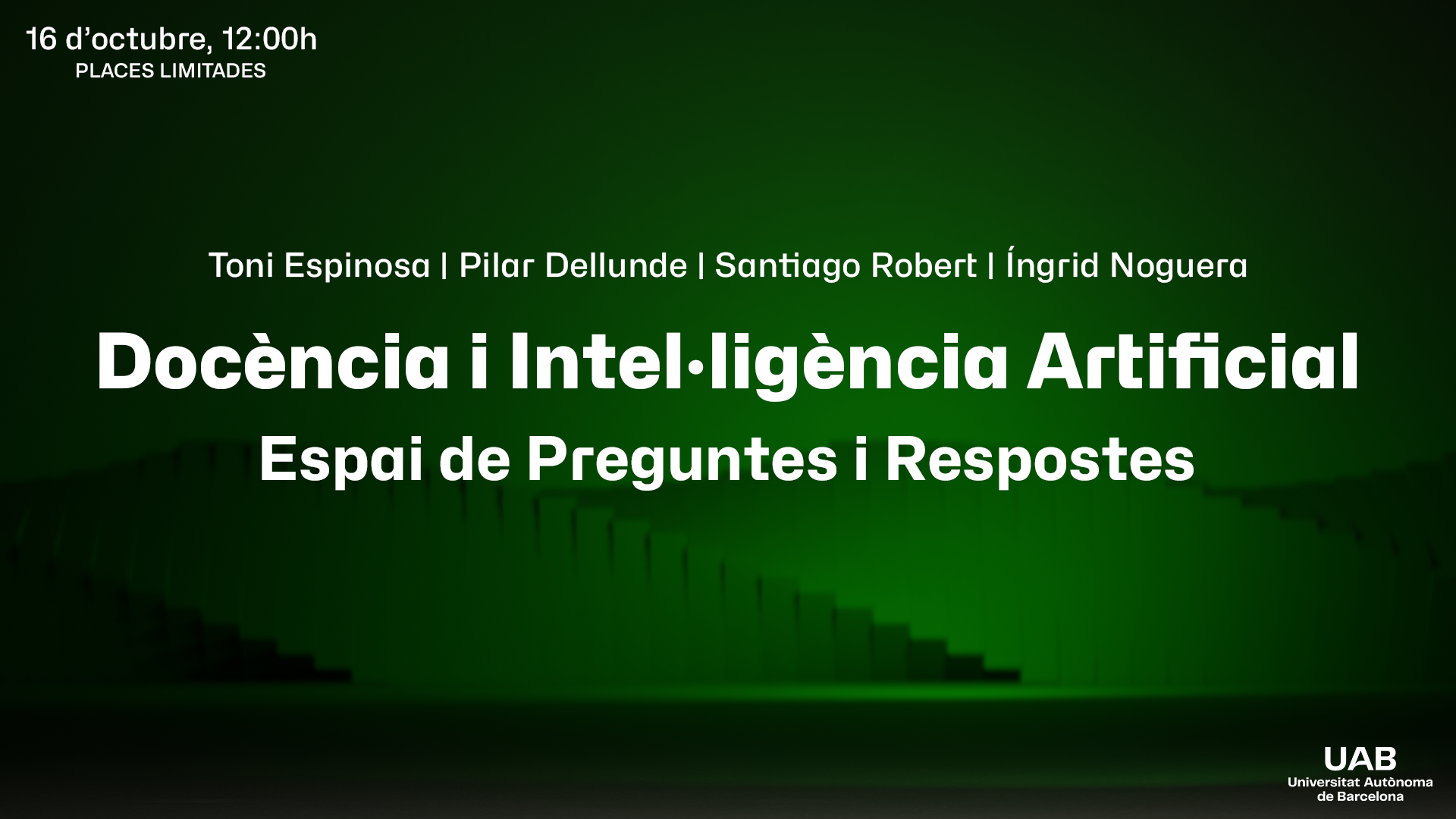 DocèncIA: primera sessió de preguntes i respostes sobre docència i intel·ligència artificial a la UA