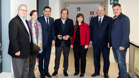 Josep Maria Bartomeu, Margarita Arboix i Gabriel Masfurroll