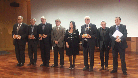 Josep Montané recibe uno de los Premios a la Seguridad Vial 2016