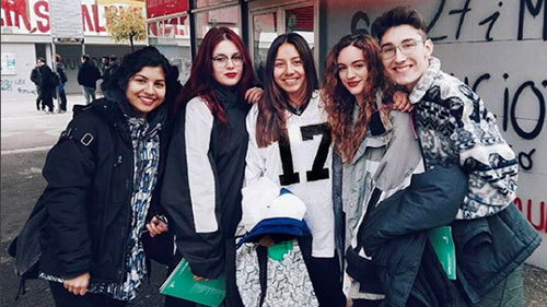 Guanyadora del concurs d'Instragram durant les Jornades de Portes Obertes 2018