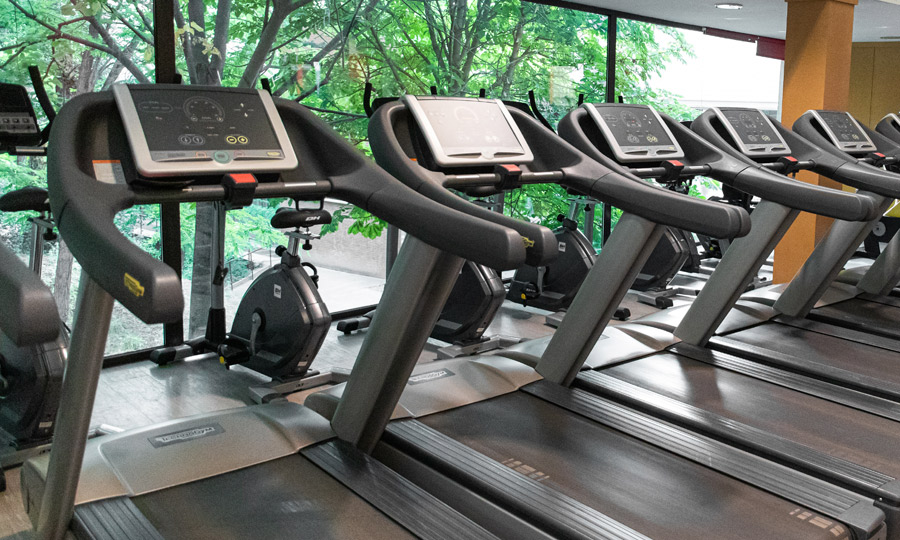 Màquines cardiovasculars de la sala fitnes