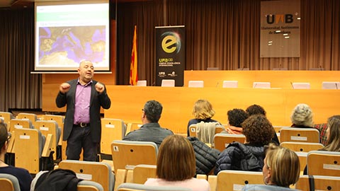 Ponència Jean Claude Aranega al Rectorat, dins el marc de la Setmana Saludable i Sostenible 2018