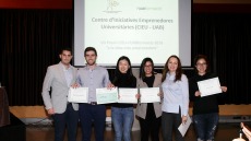 Guanyadors dels Premis CIEU 2016 a la idea més emprenedora