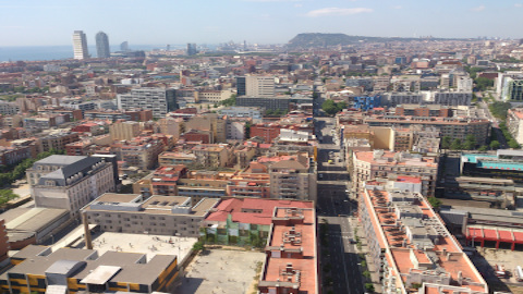 Imagen aérea de Barcelona