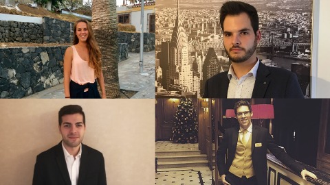 Imatge dels 4 participants de l'EUTDH a l'EMCup 2018