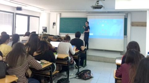 Sessió de Marina Vicente sobre online distribution