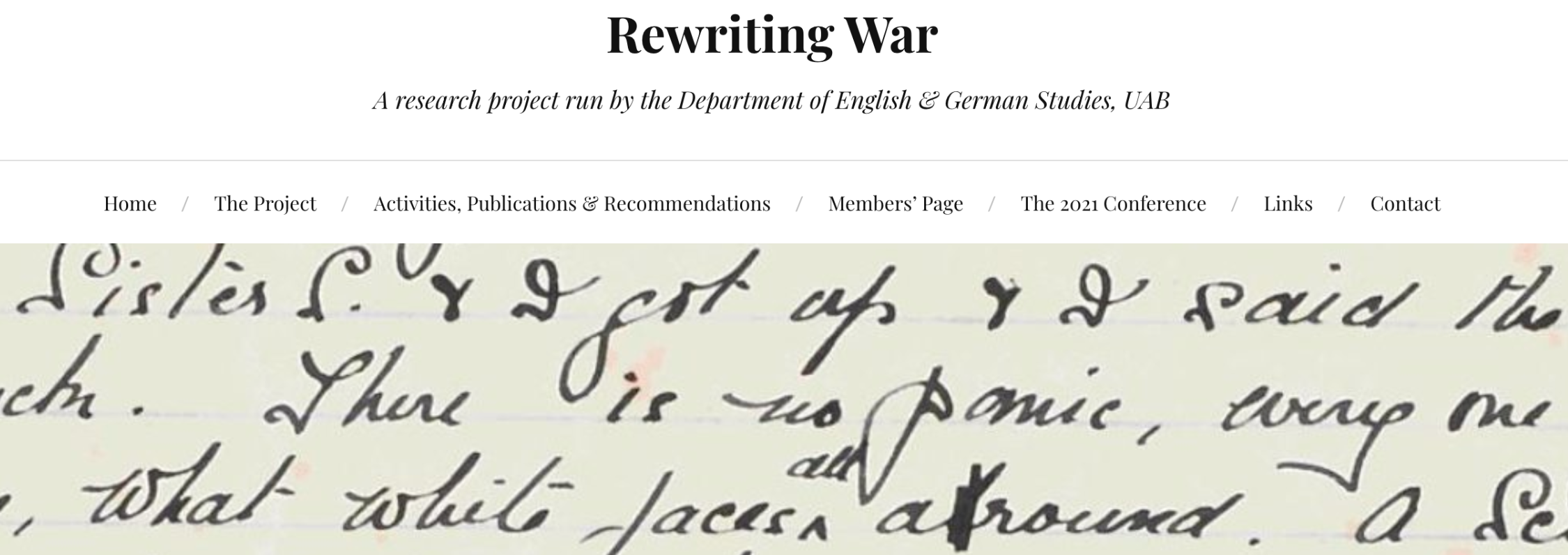 Escrit Rewriting War