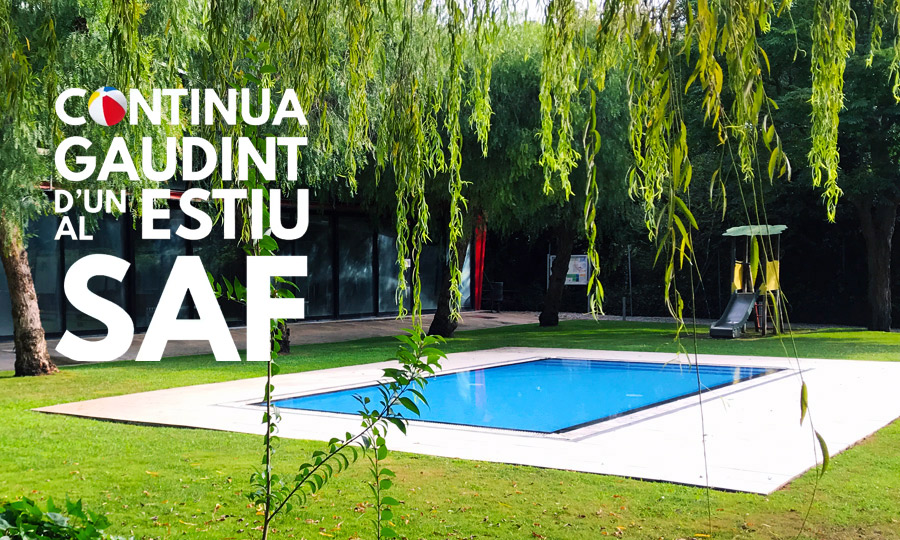 Imatge de la campanya Gaudeix d'un estiu al SAF