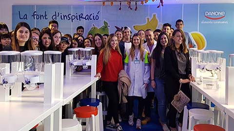 Visita a les instal·lacions de Danone